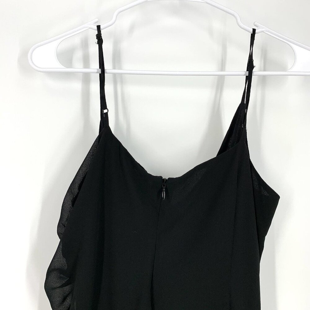 Rebecca Minkoff Dress Kinsley Black Sleeveless Ruched Shirred Mini - Picture 9 of 12